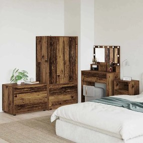 vidaXL Ντουλάπι αποθήκευσης Παλιό Ξύλο 80 x 48 x 57 εκ