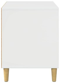 vidaXL Σπίτι Γάτας Λαμπερό Λευκό 42,5 x 40 x 52,5 εκ