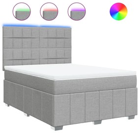 vidaXL Κρεβάτι Boxspring με Στρώμα Αν. Πράσινο 160x200εκ Υφασμάτινο