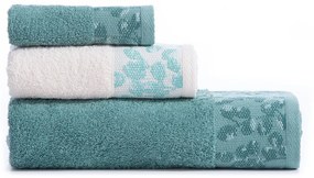 Πετσέτες Odete (Σετ 3τμχ) Green Nef-Nef Homeware Towels Set 70x140cm 100% Βαμβάκι