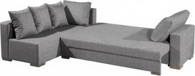 Γωνιακός καναπές Trendy-Δεξιά-265φ 165β εκ.-Γκρι Anoixto