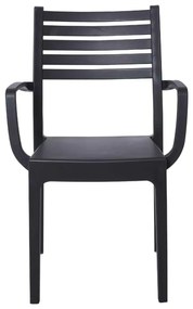 Πολυθρόνα OLIMPIA PP-UV Ανθρακί 54x52x86cm