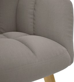 vidaXL Πολυθρόνα Relax Taupe Υφασμάτινη