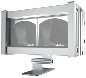 Προβολέας-WallWasher VK/02167/S/W/14 14x7,29x13,42cm Led 445Lm 4W 3000K IP66 Silver VKLed