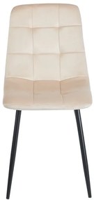 OSCAR BEIGE VELVET ΥΦΑΣΜΑ ΚΑΡΕΚΛΑ ΜΕΤΑΛΛΙΚΗ