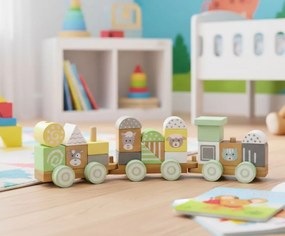 Παιδικό τρενάκι με τουβλάκια Joyland Train Blocks