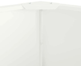 vidaXL Γλάστρα Λευκό 60 x 60 x 35 cm Ατσάλι