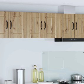 vidaXL Ντουλάπα Τοίχου LUCCA 2 pcs Artisan Δρυς Επεξεργασμένο Ξύλο
