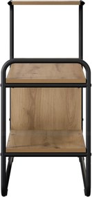 vidaXL Τραπέζι κονσόλας Artisan Δρυς 80 x 35 x 75 cm