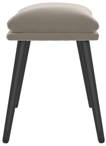 vidaXL Υποπόδιο Ανοιχτό Γκρι 45x29,5x35 εκ. Βελούδινο
