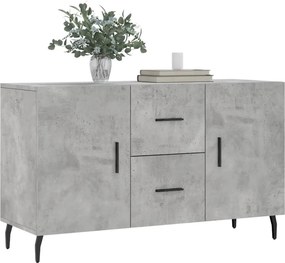 vidaXL Ντουλάπι Γκρι Σκυροδέματος 100 x 36 x 60 εκ. Επεξεργασμένο Ξύλο