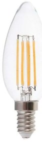 Λάμπα LED Filament κερί Ε14 8W