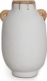Διακοσμητικό Βάζο (Φ21x35) Soulworks Usiris White 0750015
