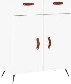 vidaXL Ντουλάπι Λευκό 69,5x34x180 εκ. από Επεξεργασμένο Ξύλο