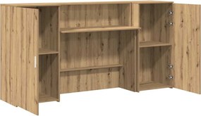 vidaXL Γραφείο υποδοχής 200x50x103,5 εκ. Επεξεργασμένο Ξύλο