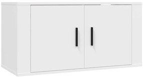 vidaXL Έπιπλο Τηλεόρασης Επιτοίχιο Λευκό 80x34,5x40 εκ.