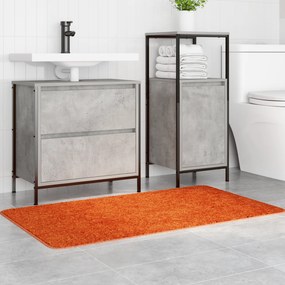 vidaXL Πατάκι Μπάνιου Ορθογώνιο Πορτοκαλί 70x120 εκ. Πολυπροπυλένιο Αντιολισθητικό