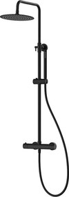 Sparke Rotondo 02 Black Matt - Στήλη ντουζ 2 εξόδων