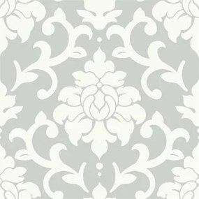 Αυτοκόλλητη Ταπετσαρία Grey Damask Peel KAL.RMK9112