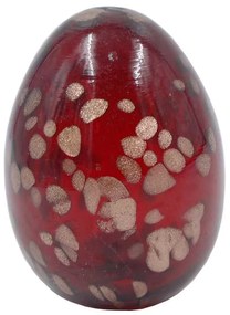 Πασχαλινό Διακοσμητικό Αυγό Τύπου Murano Κόκκινο-Χρυσό Royal Art 14εκ. EVE20A/RG