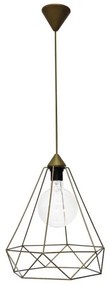 Κρεμαστό Φωτιστικό Οροφής 1xE27 Πλέγμα DM-01 Heronia Lighting-34-0348-Χρυσό 34-0348