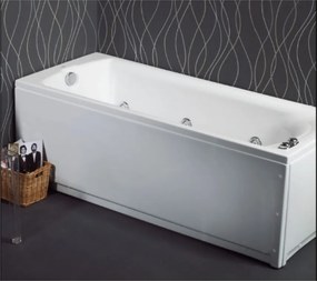 Sanitec Rosa 552 - Παραλληλόγραμμη Μπανιέρα 170x70 εκ - Χωρίς, Air Blower, Χωρίς, Χωρίς