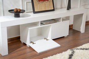 Έπιπλο Τηλεόρασης Φυσικό Λευκό DAZUZI 180x31.3x50