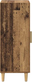 vidaXL Πλαϊνό γραφείο Παλιό ξύλο 34.5 x 32.5 x 90 εκ.