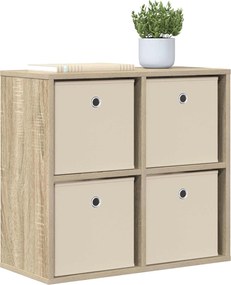 vidaXL Πλαϊνό γραφείο Δρύς Sonoma 59,5 x 27 x 57 εκ