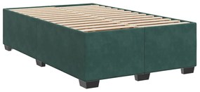 ΚΡΕΒΑΤΙ BOXSPRING ΜΕ ΣΤΡΩΜΑ ΣΚΟΥΡΟ ΠΡΑΣΙΝΟ 120X190ΕΚ. ΒΕΛΟΥΔΙΝΟ 3293161