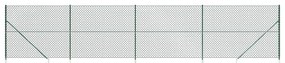 vidaXL Συρματόπλεγμα Περίφραξης Πράσινο 1,4 x 10 μ. με Καρφωτές Βάσεις