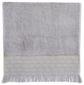 Πετσέτα Quantro Grey Nef-Nef Homeware Προσώπου 50x90cm 100% Βαμβάκι