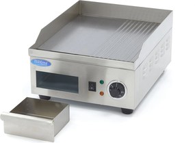 Griddle - Half Grooved - 36cm - incl Drip Tray