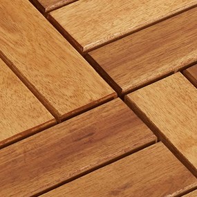 Σετ Πλακάκια Deck 20 τεμ. 30 x 30 από Ξύλο Ακακίας - Καφέ