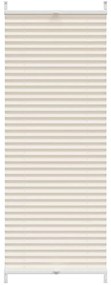 vidaXL Πλισέ ρόλερ σκίασης 40x125cm Κρεμ