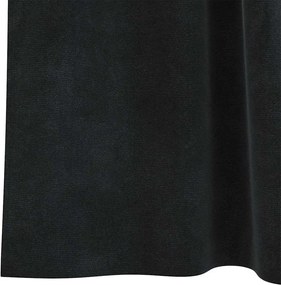 vidaXL Κουρτίνες συσκότισης 2 pcs Μαύρο 140 x 225 cm Βελούδο