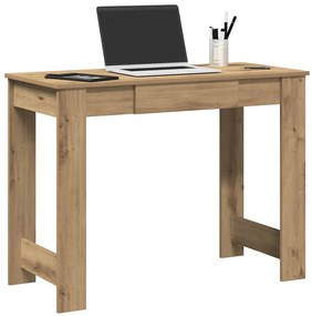 vidaXL Γραφείο Αρτισιανή Δρυς 100x45x75 εκ. από Επεξεργασμένο Ξύλο