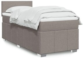 ΚΡΕΒΑΤΙ BOXSPRING ΜΕ ΣΤΡΩΜΑ TAUPE 80X200 ΕΚ. ΥΦΑΣΜΑΤΙΝΟ 3289192