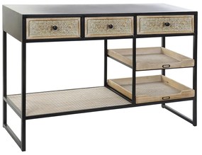 Έπιπλο Εισόδου Home ESPRIT Καφέ Μαύρο 120 x 38 x 80 cm