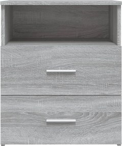 vidaXL Κομοδίνο Γκρι Sonoma 50 x 32 x 60 εκ.
