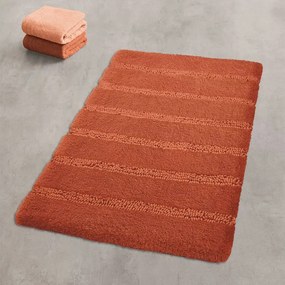 Πατάκι Μπάνιου Monrovia Terracotta Kleine Wolke 60x100cm Πολυέστερ