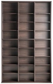 VEVOR Media Storage Cabinet 9 Layers Adjustable DVD Shelves 756 CDs Espresso