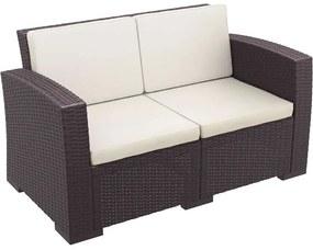 SIESTA MONACO BROWN 2ΘΕΣΙΟΣ ΚΑΝΑΠΕΣ ΜΕ ΜΑΞ. ΠΟΛ/ΝΙΟΥ 140Χ79Χ79εκ.53.0814