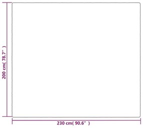 ΚΟΥΒΕΡΤΑ ΒΑΡΥΤΗΤΑΣ ΜΕ ΚΑΛΥΜΜΑ ΓΚΡΙ 200X230 ΕΚ. 9 Κ. ΥΦΑΣΜΑΤΙΝΗ 3154894