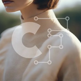 Σετ των 2 Intra Συλλεκτικό Ξύλινο Παζλ Plywood  4mm - Μανεκέν με κατάλευκο πουλόβερ με ζιβάγκο Σε Ξύλινο Κουτί - Διαστάσεις: 10x10 cm – 25 κομμάτια