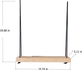 Wall Shelf Aa055 Walnut