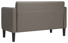 vidaXL καναπές Loveseat ανοιχτό γκρι 109 cm Corduroy ύφασμα