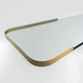 Stewehome Καθρέφτης Ολόσωμος Χρυσό Πλαίσιο 60x130x130 cm