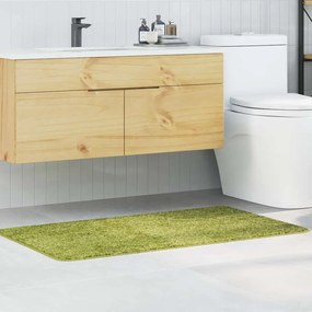 vidaXL Πατάκι Μπάνιου Ορθογώνιο Πράσινο 70x120 εκ. Πολυπροπυλένιο Αντιολισθητικό