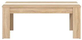 Τραπεζάκι σαλονιού MARENGO σε Sonoma - Opaque White 112x65x46εκ. 112x65x46 εκ.